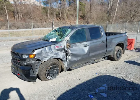 2021 Chevrolet Silverado 1500 Custom Trail Boss from USA, damaged, VIN 1GCPYCEF6MZ121316